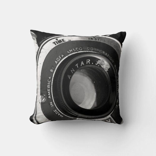 Coussin Appareil-photo vintage (Recto)