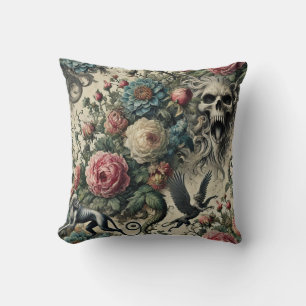 Coussin Appel à la Galerie de la Nuit – Victorien gothique