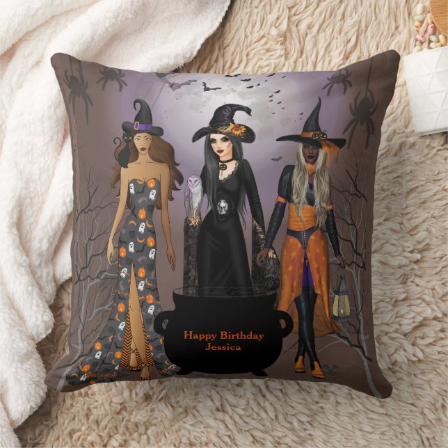 Coussin Appel À Toutes Les Sorcières Fête D'Halloween 30E  (Couverture)