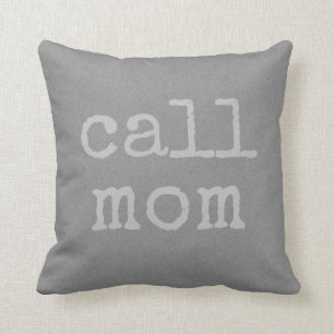 Coussin Appelez Maman Texte Maman Écouter