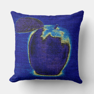 Coussin Apple Fine Art sur Burlap Linen Jute #2