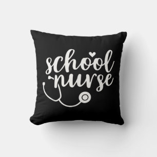 Coussin Appréciation des infirmières de l'école mignonne