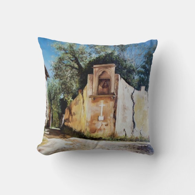 Coussin APRÈS-MIDI À RIMAGGIO / Vue sur la Toscane (Recto)