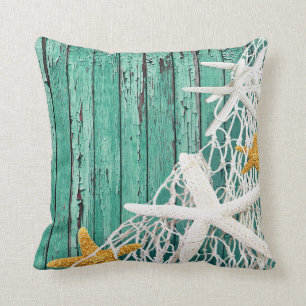 Coussin Aqua en bois   de plage de fabrication d'étoiles