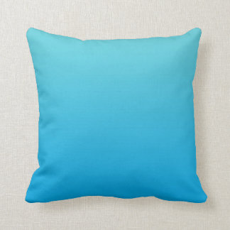 Coussin "Aqua Ombre bleu"