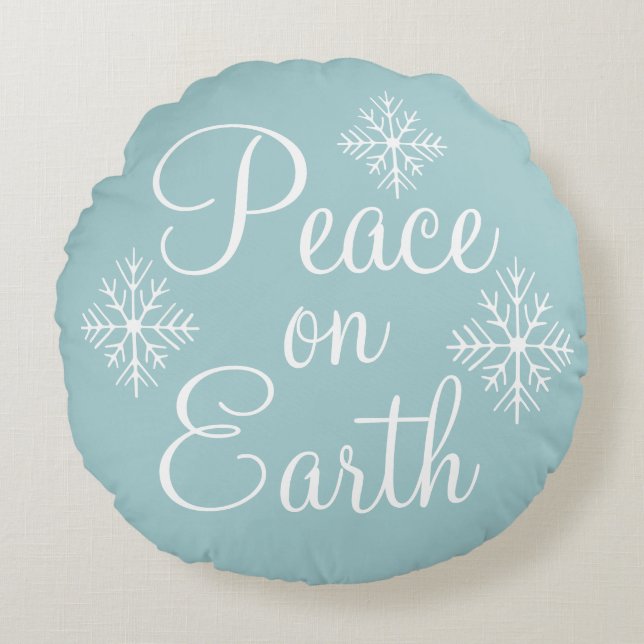 Coussin Aqua Peace on Earth (Devant)