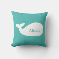 Aqua Whimsical Whale Personnalisé Enfants