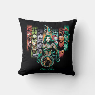 Coussin Aquaman   Graphique d'Atlanteans "Unite The Kingdo