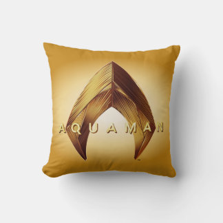 Coussin Aquaman | Logo Golden Aquaman