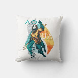 Coussin Aquaman Modernist Aquaman Collage