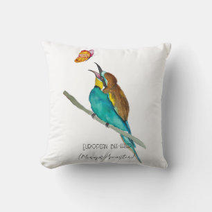 Coussin Aquarelle (Abeille européenne)