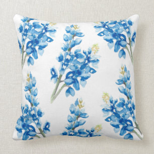 Coussin Aquarelle bleu