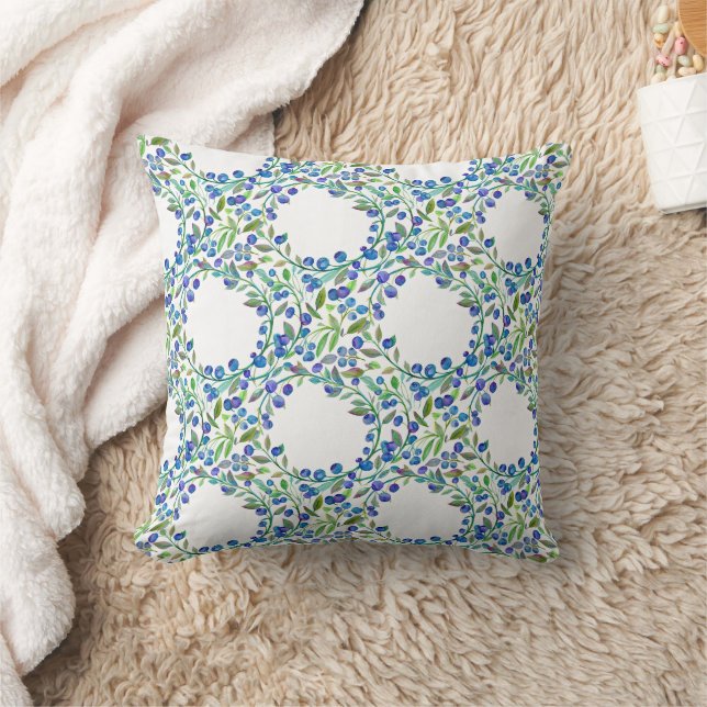 Coussin Aquarelle bleu (Couverture)