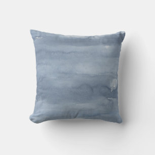 Coussin Aquarelle bleu ardoise Jeu d'oreiller