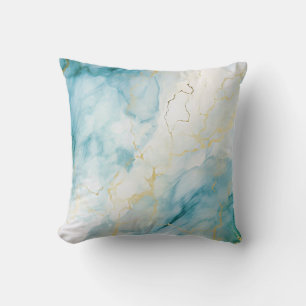 Coussin Aquarelle bleue
