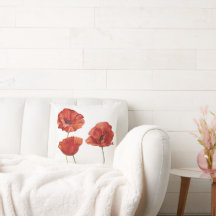 Aquarelle botanique minimaliste des fleurs de pavo