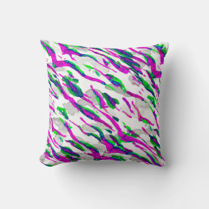 Coussin Aquarelle Camouflage Design. Carrelage Safari Abst