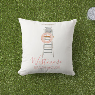 Coussin Aquarelle Chaise de garde-vie
