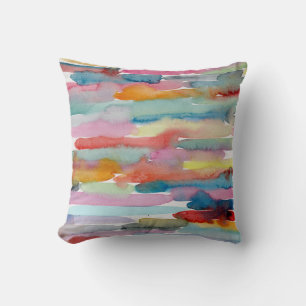 Coussin Aquarelle couleur Abstraite Aquarelle Brise-pincea