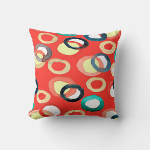 Coussin Aquarelle couleur aquarelle transparente motif