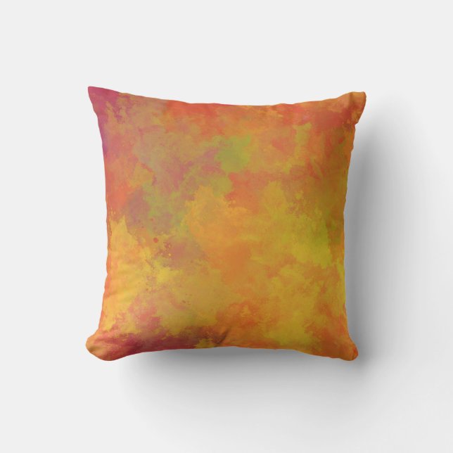 Coussin Aquarelle d'automne - Cosy automne Vibes artistiqu (Recto)