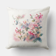 Aquarelle de chou rose (Arrière - plan blanc)