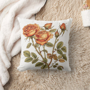 Coussin aquarelle de fleur