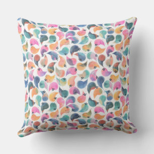 Coussin Aquarelle de la peau du poisson