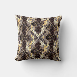 Coussin Aquarelle de peau sauvage Motif sans couture