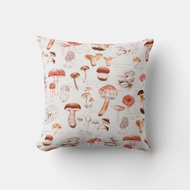 Coussin Aquarelle dessinée à la main sans couture motif de (Recto)