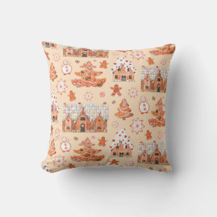 Coussin Aquarelle dessinée à la main sans soudure motif de