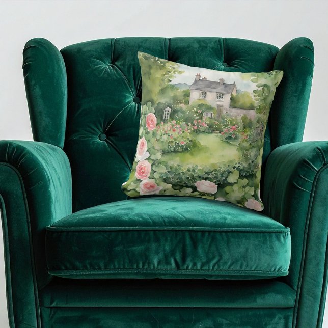 Coussin Aquarelle esthétique Jour de la Saint Patrick irla (Créateur téléchargé)