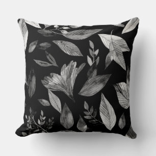 Coussin Aquarelle feuilles mortes 9