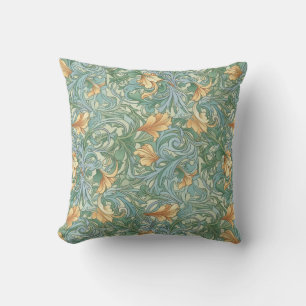 Coussin Aquarelle Florale Art Nouveau Fond d'écran Design