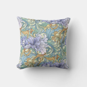 Coussin Aquarelle Florale Art Nouveau Fond d'écran Design