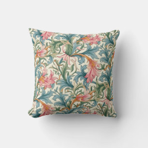 Coussin Aquarelle Florale Art Nouveau Fond d'écran Design