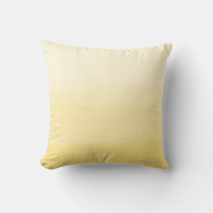 Coussin Aquarelle illuminant Ombré jaune