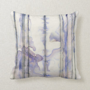 Coussin Aquarelle libre d'expression de violette