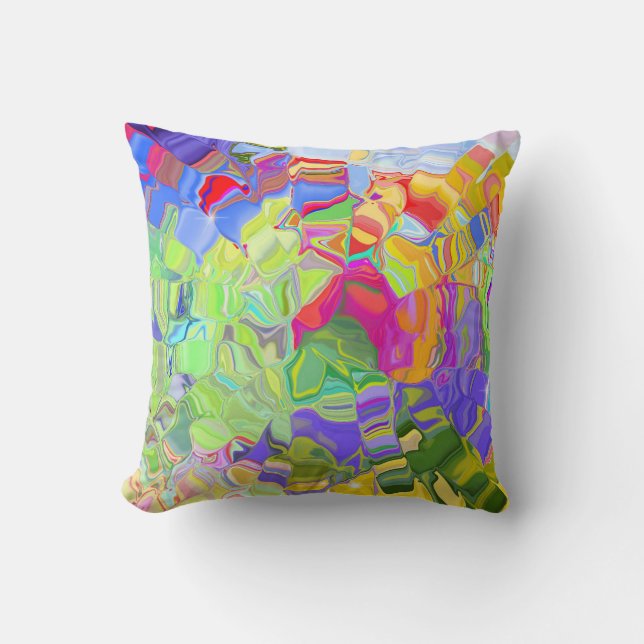 Coussin Aquarelle liquide Lancer PIllow (Recto)