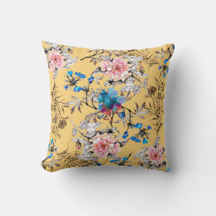 Coussin Aquarelle main dessinée sans couture motif avec be