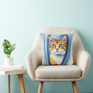 Coussin Aquarelle mignonne belle collection populaire de c