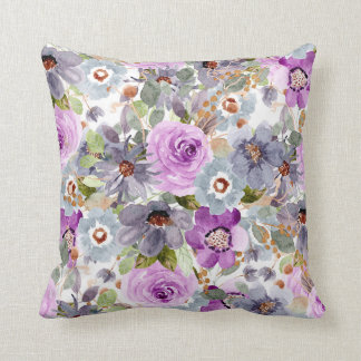 Coussin Aquarelle Motif Floral