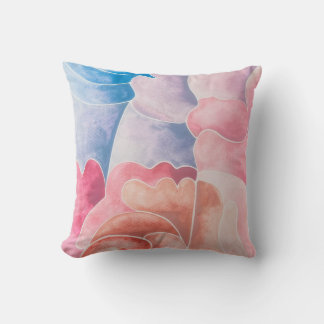 Coussin Aquarelle / Motif / Impression / Conception / Mode