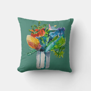 Coussin Aquarelle Native Australian Flowers