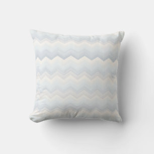 Coussin Aquarelle Ocean Shades Chevron