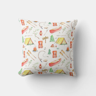 Coussin Aquarelle Outdoor Adventure