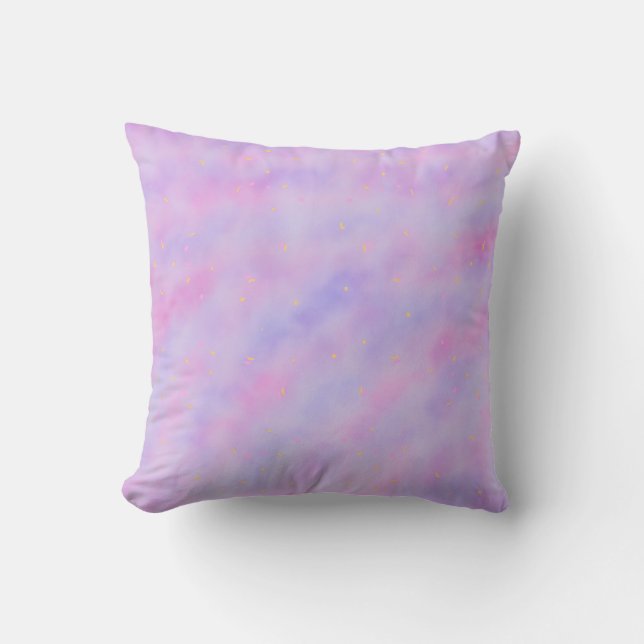Coussin Aquarelle & Points (Recto)