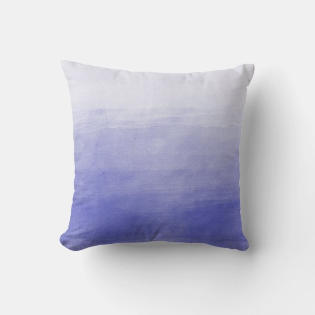 Coussin Aquarelle pourpre d'Ombre (Recto)