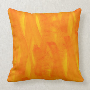 Coussin Aquarelle sans couture d'abrégé sur jaune