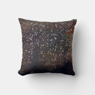 Coussin Aquarelle scintillante Terre rustique Moderne Glam